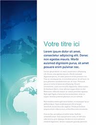 Page De Garde Word Design Unique Page De Garde Cover Pages Brochure Pie Chart