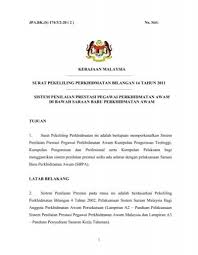 Jakarta, 17 oktober 2011 hal: Sistem Penilaian Prestasi Pegawai Perkhidmatan Ppd Kerian