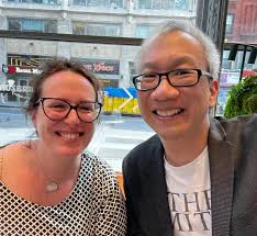 finally met up with Maggie Haberman of New York Times. she's been such a  good friend in recent years.