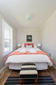 The only piece of furniture that we took out of the room was a hope chest that was at the end of the bed, and it freed up the space immediately. Serene Coral Combinations Mint Grey Cream