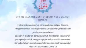Memasukkan dasar baru sesuai dengan perubahan dan perkembangan persekitaran dan teknologi terkini; Majlis Bacaan Yassin Dan Doa Selamat Omsa Uitm Kedah 30 Jan 2021 Youtube