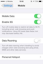 This is known as roaming or roam like at home. U Mobile On Twitter Hai Please Use Reset Network Settings From The Phone Settings To Get Back The Data Indicator On Your Phone Tq