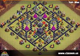 Anti 3 star townhall 9 war base clash of clans layout created by mejsric. Coc Town Hall 9 Base