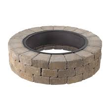 A different image on all four sides. Necessories Santa Fe Stone Fire Pit Ring Kit 3500003 At The Home Depot Fire Pit Kit Outdoor Fire Pit Designs Fire Pit Designs
