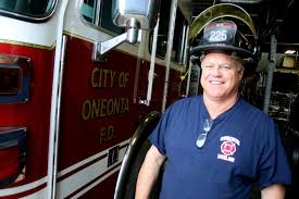 The firehouse is decorated with awards and trophies that the department's men and women have earned both on the job and competing on its softball and drill teams. Oneonta Fire Department Allotsego Com
