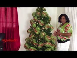 Youtube Con Imagenes Arbol De Navidad Malla Decoracion Arbol De Navidad Arbol De Navidad Espiral