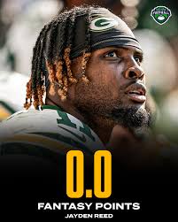 A rough night for Jayden Reed fantasy managers 😬