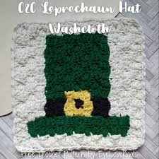 Updated pattern with the above correction is available for download. C2c Leprechaun Hat Washcloth Free Crochet Pattern Eyeloveknots