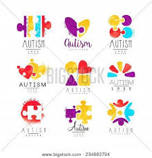 The puzzle piece logo was created in 1963 by gerald gasson, who was on the board of national autistic society in london.it was helen alison from the national autistic society explained this by saying,the puzzle piece is so effective because it tells us something about autism: Vector Set Multi Vector Photo Free Trial Bigstock