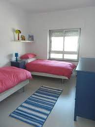 Apartment Layout Apartment For Rent In Carcavelos Near Lisbon Bedroom Furniture Layout Twin Beds Guest Room Small Room Bedroom
