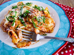 Ravioli Gratine A La Saucisse Italienne Et Sauce Rosee Food Chicken Meat