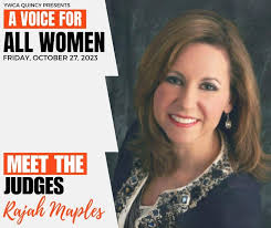 Rajah Maples is excited to return to the YWCA's Voice for All Women