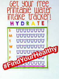 Printable Water Intake Tracker Simply Being Mommy