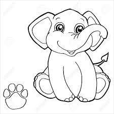 Draw a short curving line above the eye for the eye. 9 Elephant Coloring Pages Free Sample Example Format Free Premium Templates