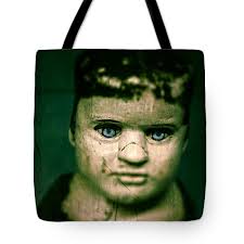 Creepy Zombie Child Duvet Cover by Edward Fielding