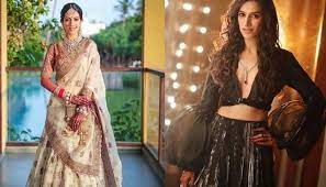 This Bride Broke Norms By Wearing Dazzling White Lehenga On Her Wedding And Black On Her Sangeet Indian Bride Bride Elegant Bride