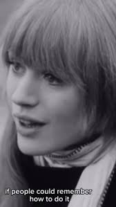 In February 1968, 21-year-old Marianne Faithfull gave a hauntingly poetic  interview with Philip Jenkinson while