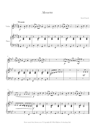 Here you will find my arrangements with free violin sheet music with easy melodies for beginners. Alouette Sheet Music For Violin 8notes Com Sheet Music Free Violin Sheet Music Violin