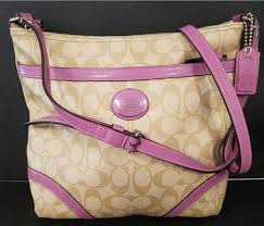 Coach Peyton Light Khaki Rose Crossbody Bag F18926