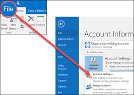 Remove Or Delete An Email Account From Outlook