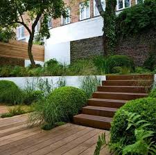 Comment L Acier Corten Valorise T Il L Amenagement Paysager Moderne En 2020 Avec Images Acier Corten Deco Jardin Escaliers En Acier