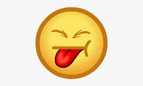 Tongue sticking out face emoji. Poking Out Tongue Face Angry Tongue Sticking Out Emoji 429x448 Png Download Pngkit