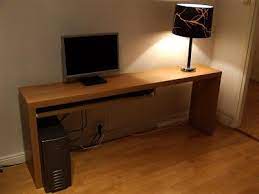 Check out our thin desk selection for the very best in unique or custom, handmade pieces from our рабочие столы shops. Ikea Hackers Looking For A Slim Good Looking Computer Table Ikea Computer Desk Ikea Desk Computer Desks For Home