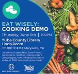 Cooking Demo at Yuba County Library with BZPYS