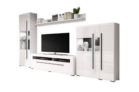 Preise vergleichen und bequem online bestellen! Wohnwand Helvetia Tulsa Hochglanz Weiss Mobel Letz Ihr Online Shop