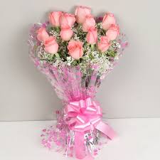 Rose flower petals on pastel pink background. Send A Bunch Of Dozen Pink Roses Bouquet Flower Online Price Rs 599 Floweraura