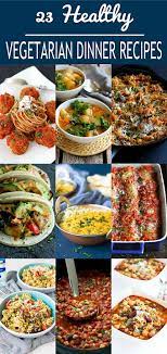 The spruce / julia hartbeck when you're short on time, it's handy to make meals ahead and stash. 23 Healthy Vegetarian Dinner Recipes Cookin Canuck