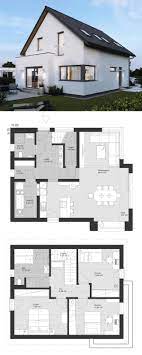Weitere ideen zu grundriss, haus grundriss, haus. Einfamilienhaus Neubau Modern Grundriss Mit Satteldach Architektur Erker Anbau Haus Bauen Ideen Grundris Architecture Prefabricated Houses Building A House