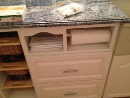 Built in paper towel holder in cabinet. Paper Towels To Those With Built In Holders