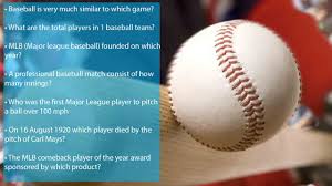 Please, try to prove me wrong i dare you. 55 Baseball Trivia Questions With Answers Quiz