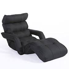Cozy Kino Pro Floor Sofa Chair Multi Functional Recliner With Armrest Bed Black Soft Fabric Recliner Recliner Chair Reclining Sofa