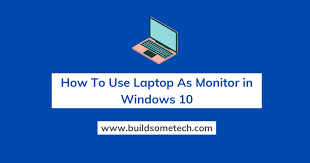 For one, a bigger display area means more chances space for multitasking and the added. How To Use Laptop As A Monitor Second Screen Windows 10