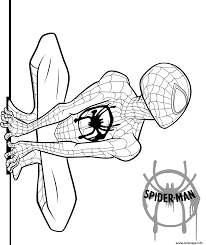 Mais un jour, le jeune peter parker obtient des pouvoirs qui vont lui permettre d'affronter les malfrats qui ont tué son oncle ben. Coloriage Spider Man Dessin Spiderman A Imprimer