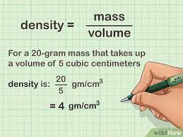 The density equation is density equals mass per unit volume or d = m / v. How To Find Density 8 Steps With Pictures Wikihow