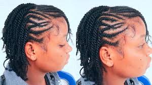 Add gold cuffs to really stand when considering a cornrow style, you need to have healthy hair. How To Mini Twists Cornrows On Short Natural Hair Easy Protective Twist Hairstyle Youtube