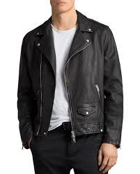 Allsaints Milo Biker Jacket Men Bloomingdale S Mens Leather Jacket Biker Biker Jacket Men Biker Jacket