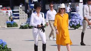 She's been on horseback for most of her life. Gossip Column Highlights Jessica Springsteen At Horse Show Misses The Point Completely Jumper Nation