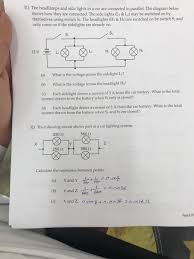 Police car lights circuit diagram. Solved 31 The Headlamps And Side Lights In A Car Are Con Chegg Com