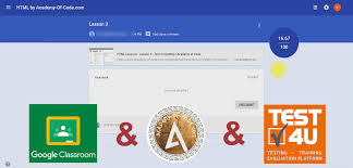 Esta herramienta segura y fácil de usar ayuda a los educadores a administrar, medir y enriquecer las experiencias de aprendizaje. Google Classroom Academy Of Code Test4u