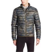 calvin klein mens camo puffer jacket mens apparel free