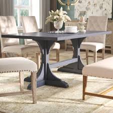 It said that the cut measurements and directions would be posted later and i was wondering when that might be. Darby Home Co Harristown 40 Trestle Dining Table Reviews Wayfair