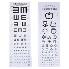 Details About Wallmounted Waterproof Eye Chart Testing Cahrt Visual Testing Chart For Hospital