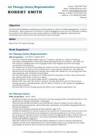 Jun 30, 2021 · an entry level cover letter is a document you can include along with your resume and application when applying for your first job. Art Therapy Intern Resume Samples Qwikresume