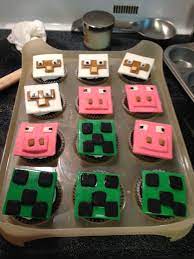 Pin Van Melissa Beland Op Cakes Minecraft Feestjes Traktaties