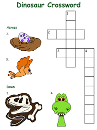 No registration needed to make free, professional looking crossword puzzles! Dinosaur Crossword Puzzles