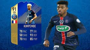 The fifa 21 tots promotion is in full swing, with the ligue 1 expected to be the next to hit the promotion this friday! 91 Kimpembe Review Tots Presnel Kimpembe Player Review Fifa 18 Youtube